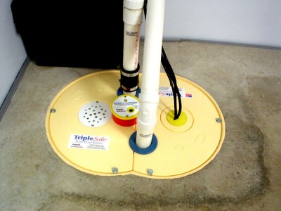 Sump Pump install by Central Florida Plumbing and Piping LLC - TripleSafe Sump Pump System